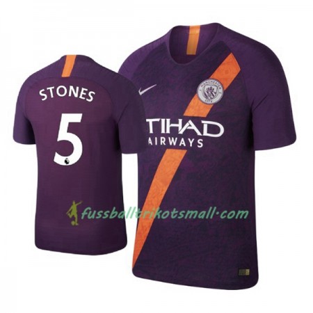 Fußballtrikots Manchester City Stones 5 2018-2019 Kurzarm Ausweichtrikot kaufen